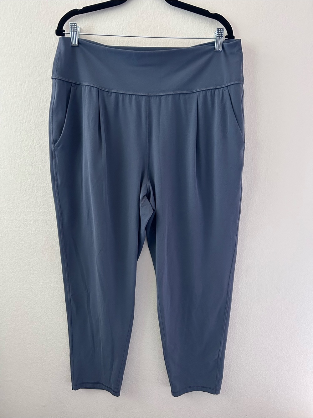 Athleta Elation Pant Blue Pull-On Stretchy Athletic XL Soft Sculpt Yoga Pilates